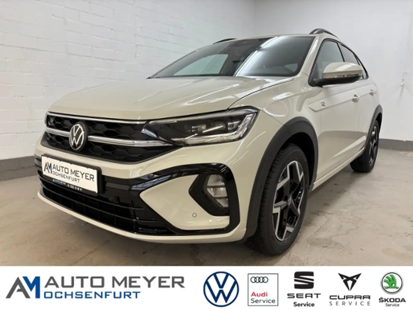 Volkswagen Taigo R-Line 1,0 l TSI DSG Navi AHK Ganzjahresreifen Rü Grau - 1