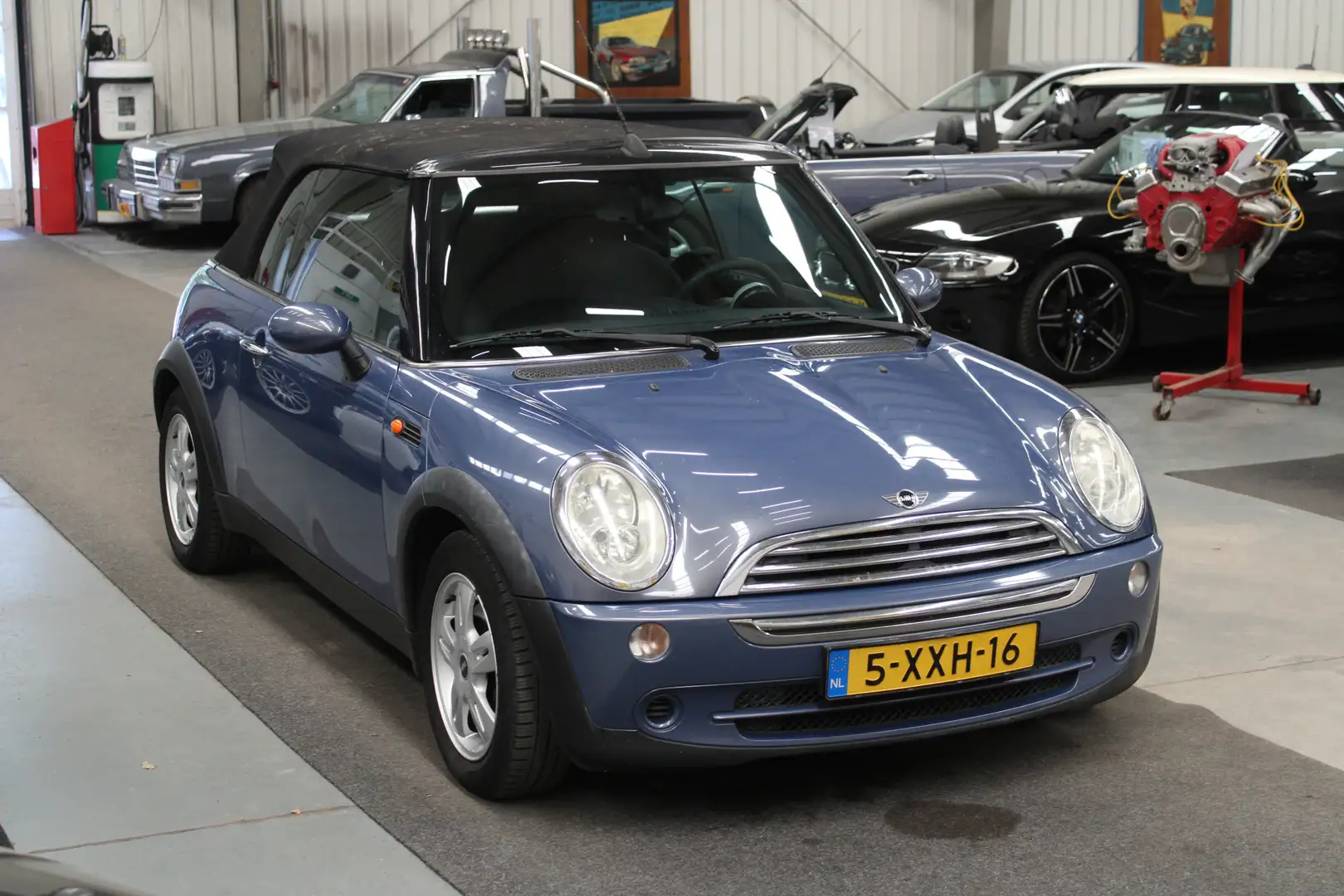 MINI Cooper Cabrio Mini 1.6 Chili DAK DEFECT Stuurbekrachtiging Blauw - 2