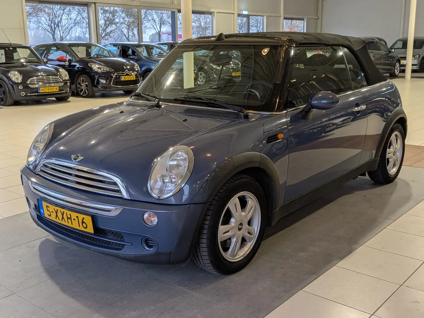 MINI Cooper Cabrio Mini 1.6 Chili DAK DEFECT Stuurbekrachtiging Niebieski - 2