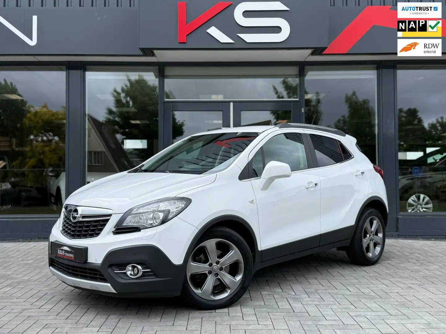 Opel Mokka 1.4 T Cosmo Automaat Camera Navi Wit - 1