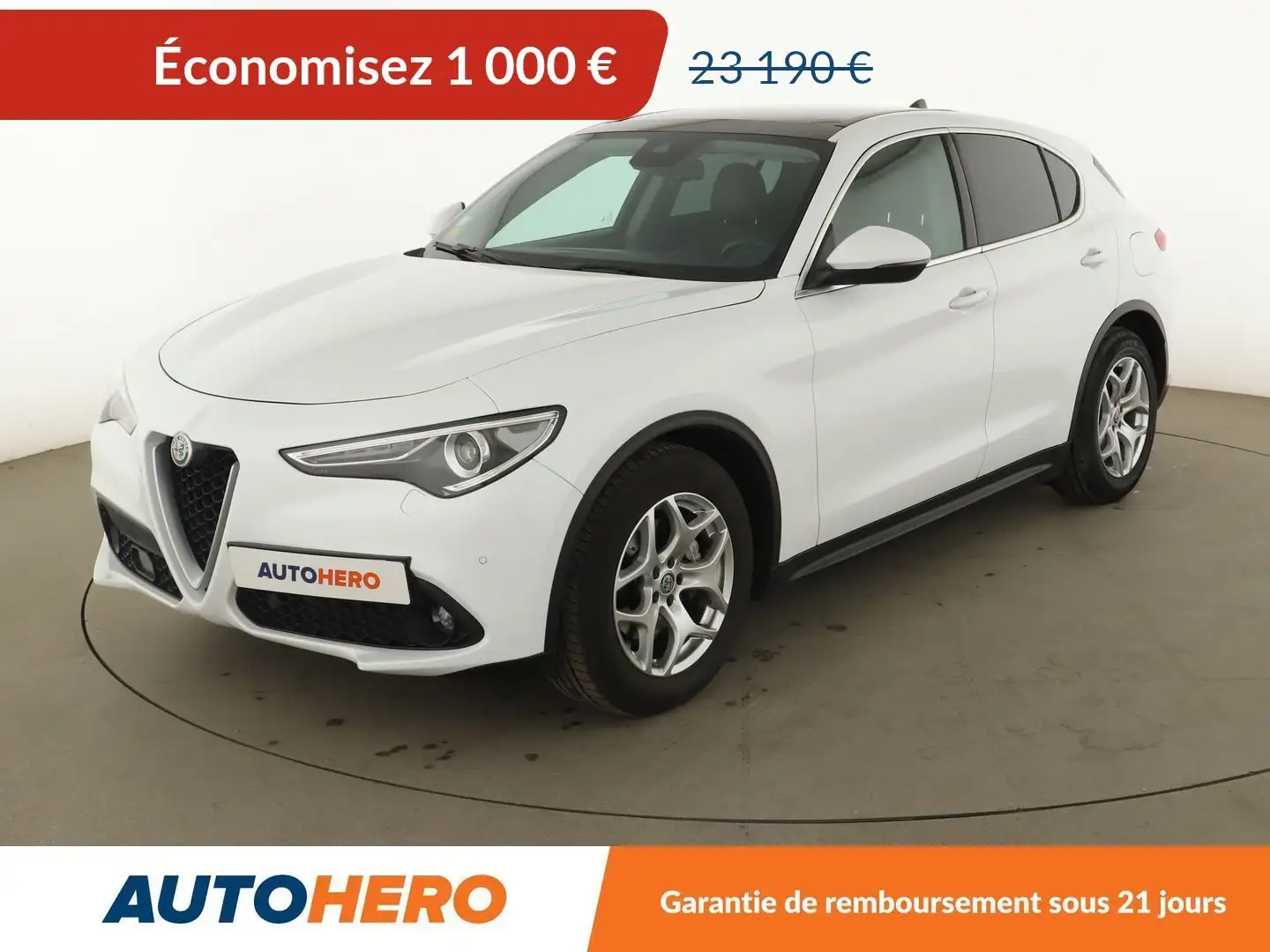 Alfa Romeo Stelvio 2.2 Diesel Executive AT8 Blanc - 1
