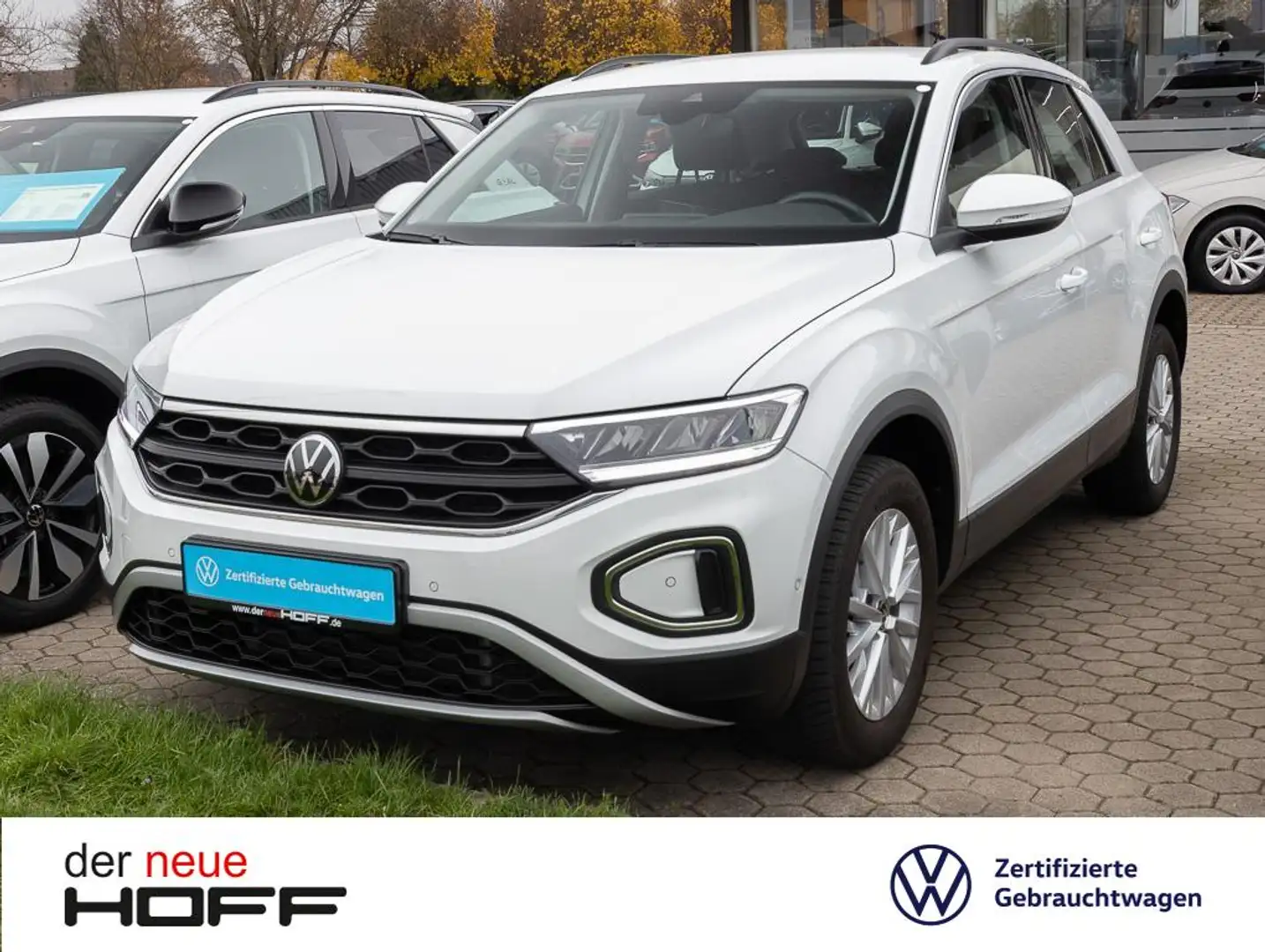 Volkswagen T-Roc 1.0 TSI Life APP Kamera LED Sitzheizung Einparkhil Weiß - 1