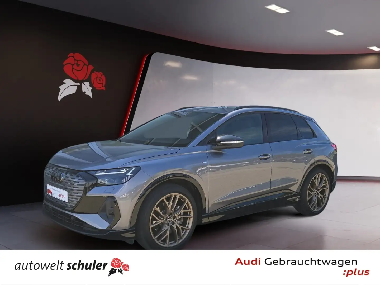 Audi Q4 e-tron 40 S-line Edition One Matrix-LED Navi Gris - 1