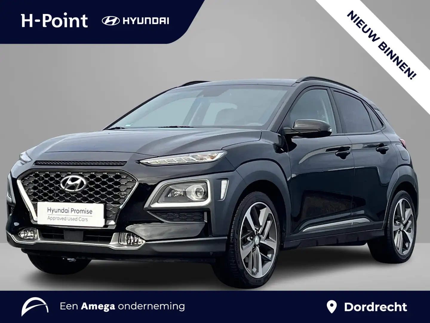 Hyundai KONA 1.0 T-GDI Premium | Lederen bekleding Stoelventila Nero - 1