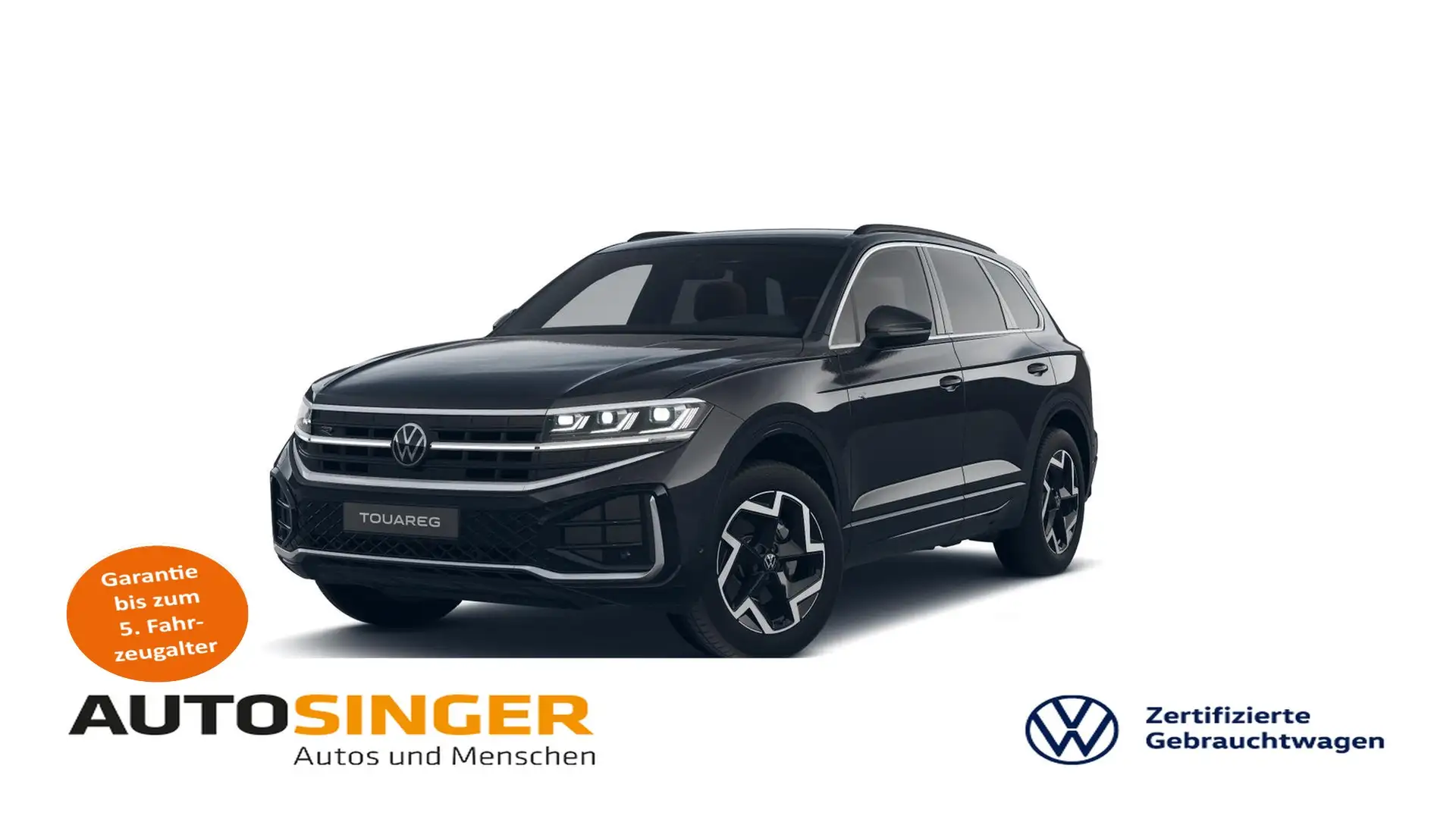 Volkswagen Touareg R-Line TDI DSG 4M *STDHZ*IQ-L*AHK*LUFT* Schwarz - 1