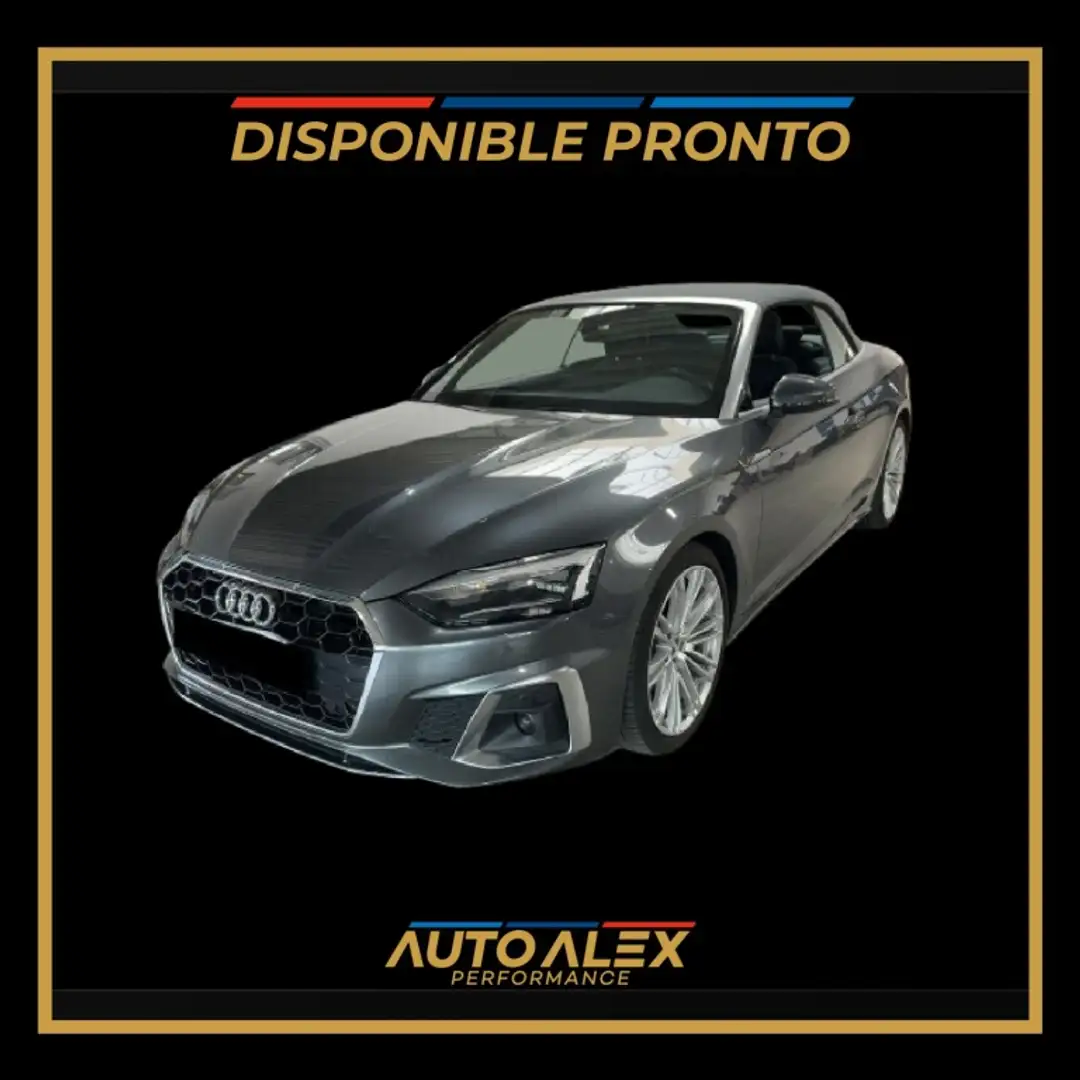 Audi A5 Cabrio 40 TDI S line S tronic Gris - 1