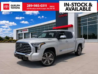 Silver 2026 Toyota Tundra Hybrid Pickup Truck Four-Wheel Drive Automatic