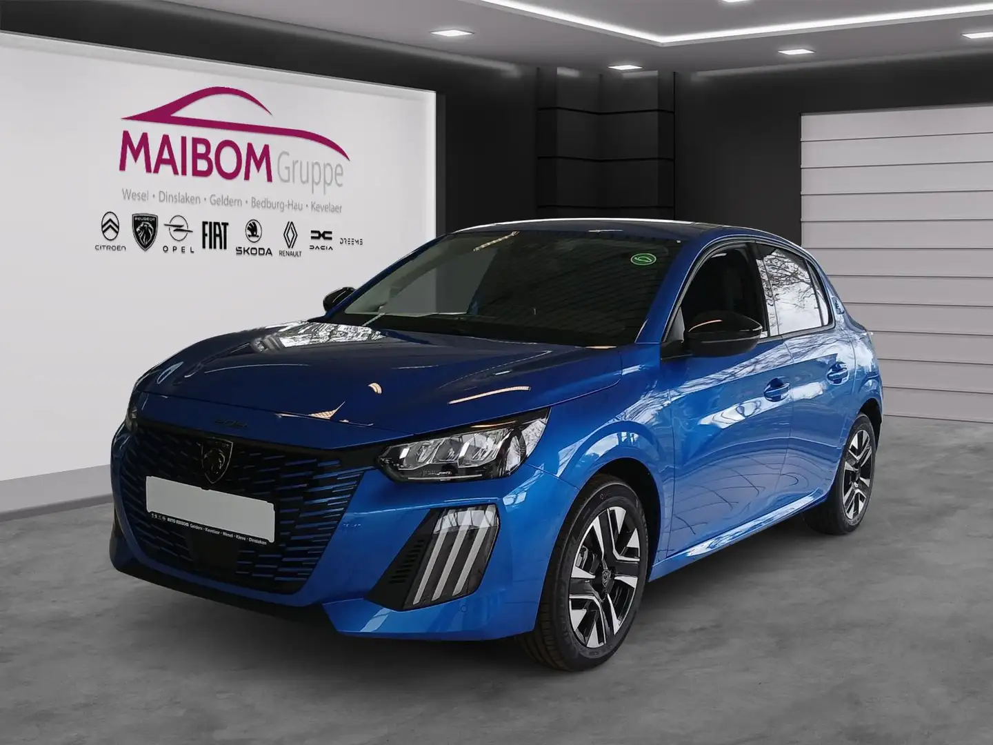 Peugeot e-208 208 e- Allure 136 Bleu - 1