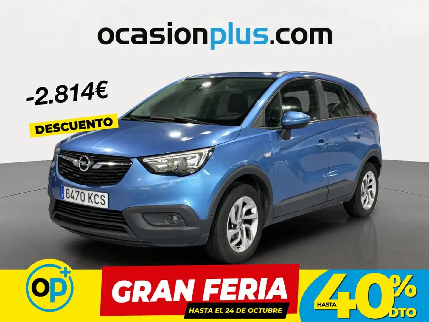 Opel Crossland X 1.6T Selective 99 Azul - 1