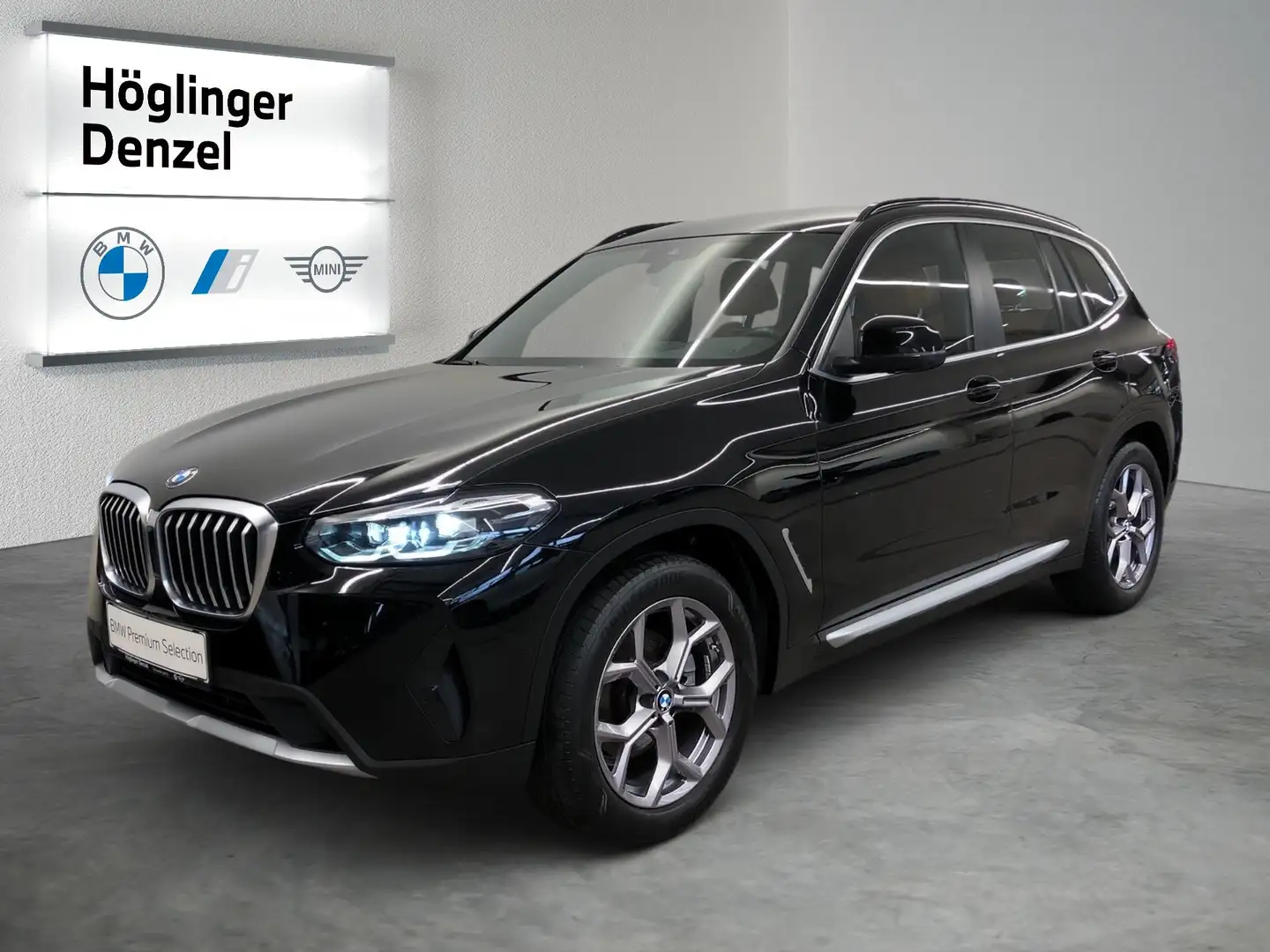 BMW X3 sDrive 18d Schwarz - 2