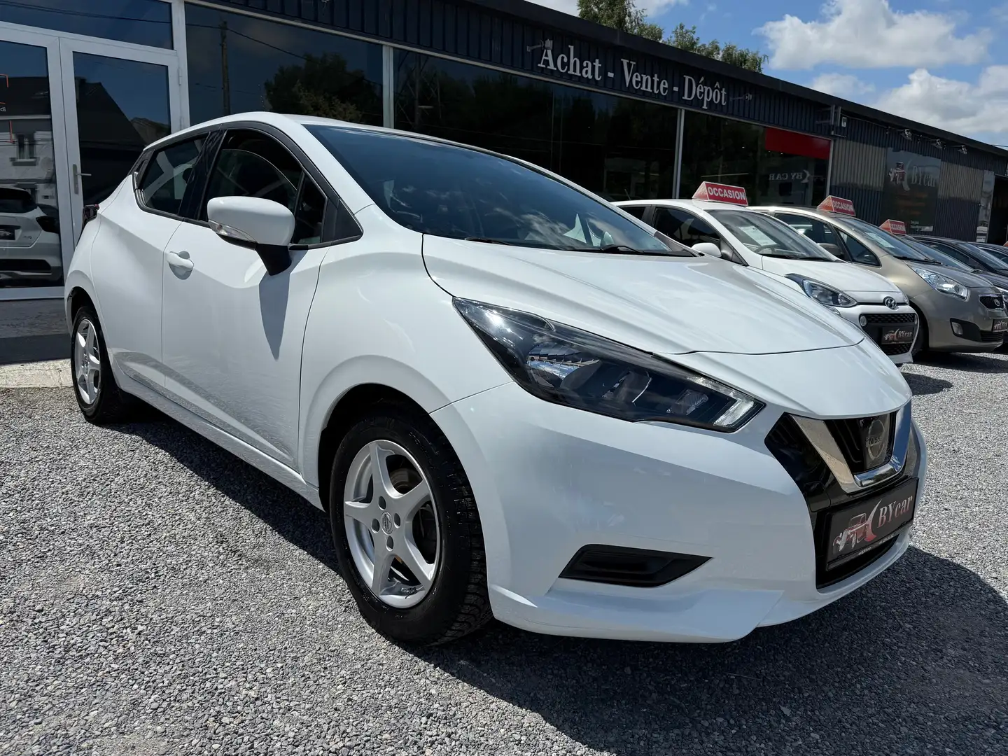 Nissan Micra Micra 1.0 *GARANTIE 2 ANS* 50.000 KM SIEGE CHAUF Wit - 2