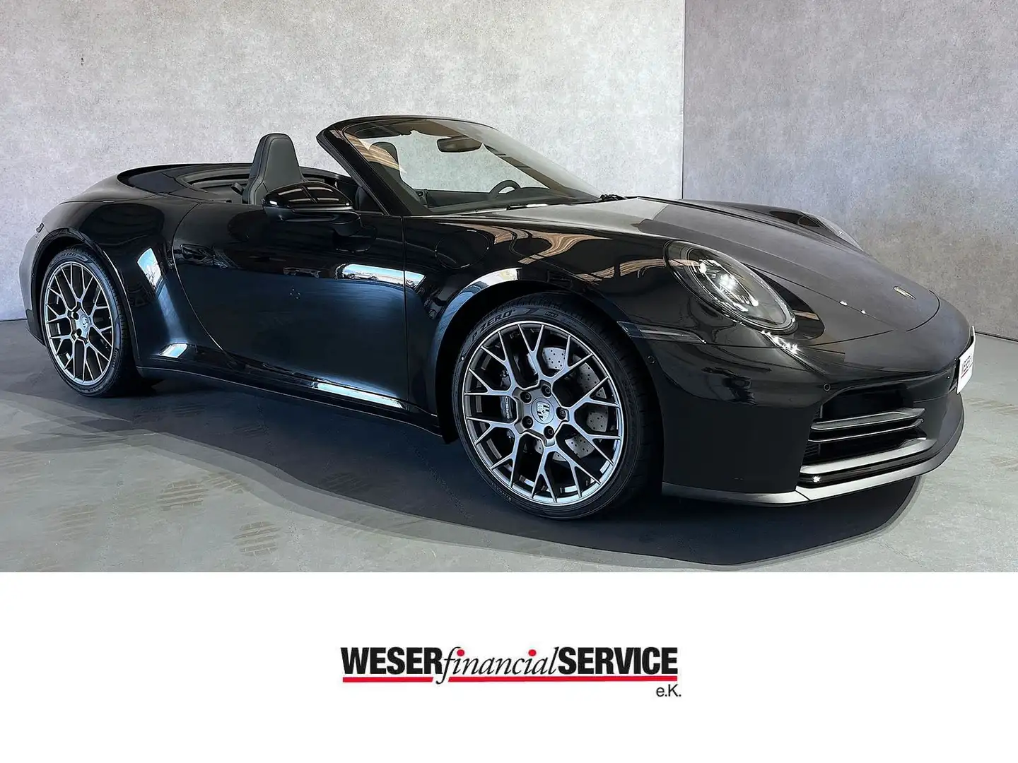 Porsche 992 911 992.2 Cabrio FACELIFT*Sp.Abgas*Sp.sitz*Stock Negru - 1