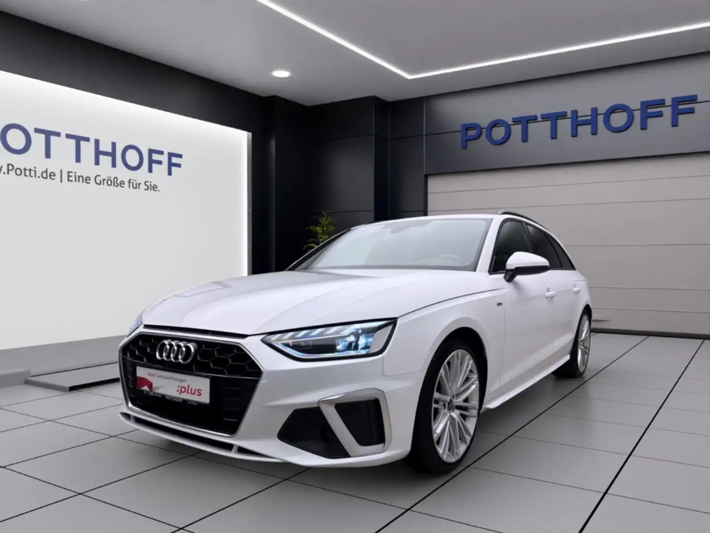 Audi A4 Avant 35 TDI S LINE KAMERA NAVI PANO LM19 Белый - 1