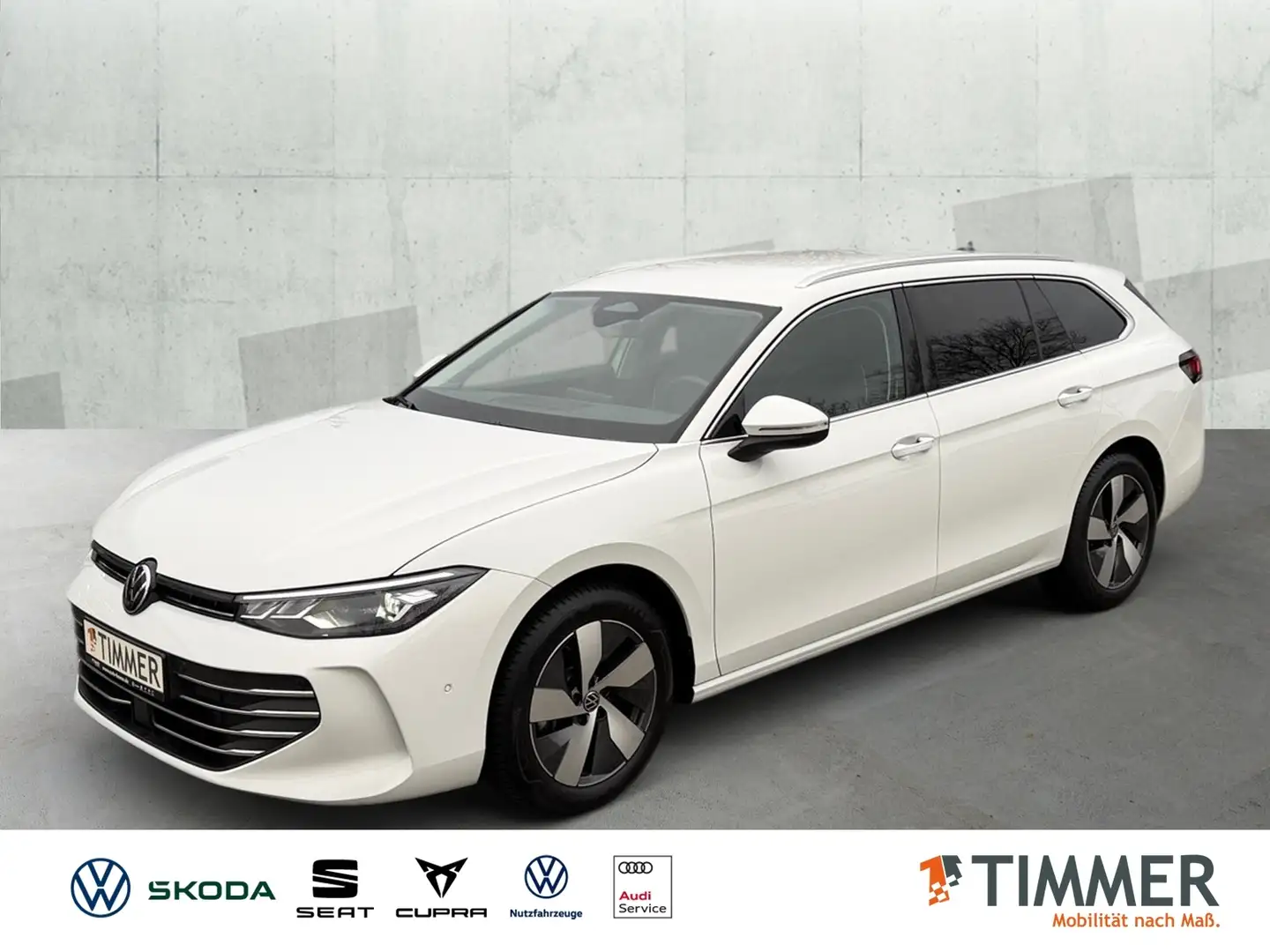 Volkswagen Passat Variant 2.0 TDI DSG BUSINESS +AHK +360° +TRAVEL +LED +ACC Weiß - 1