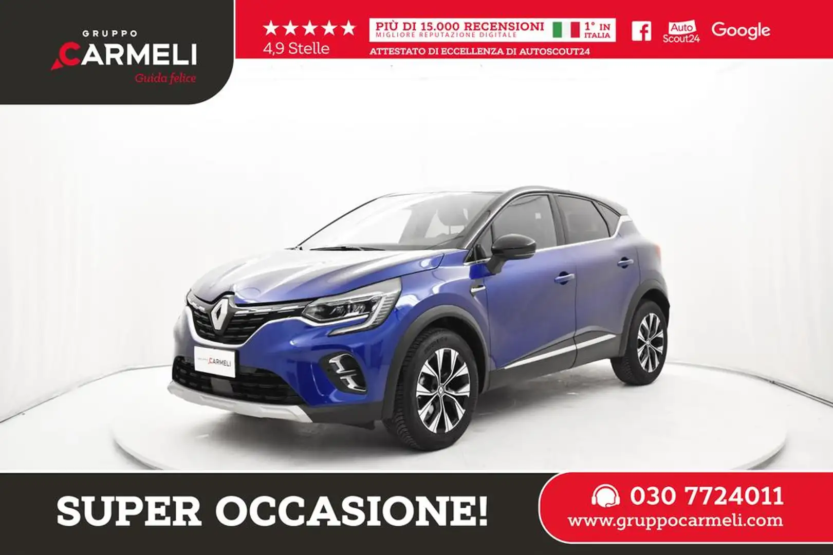 Renault Captur 1.0 tce Techno 90cv Blau - 1