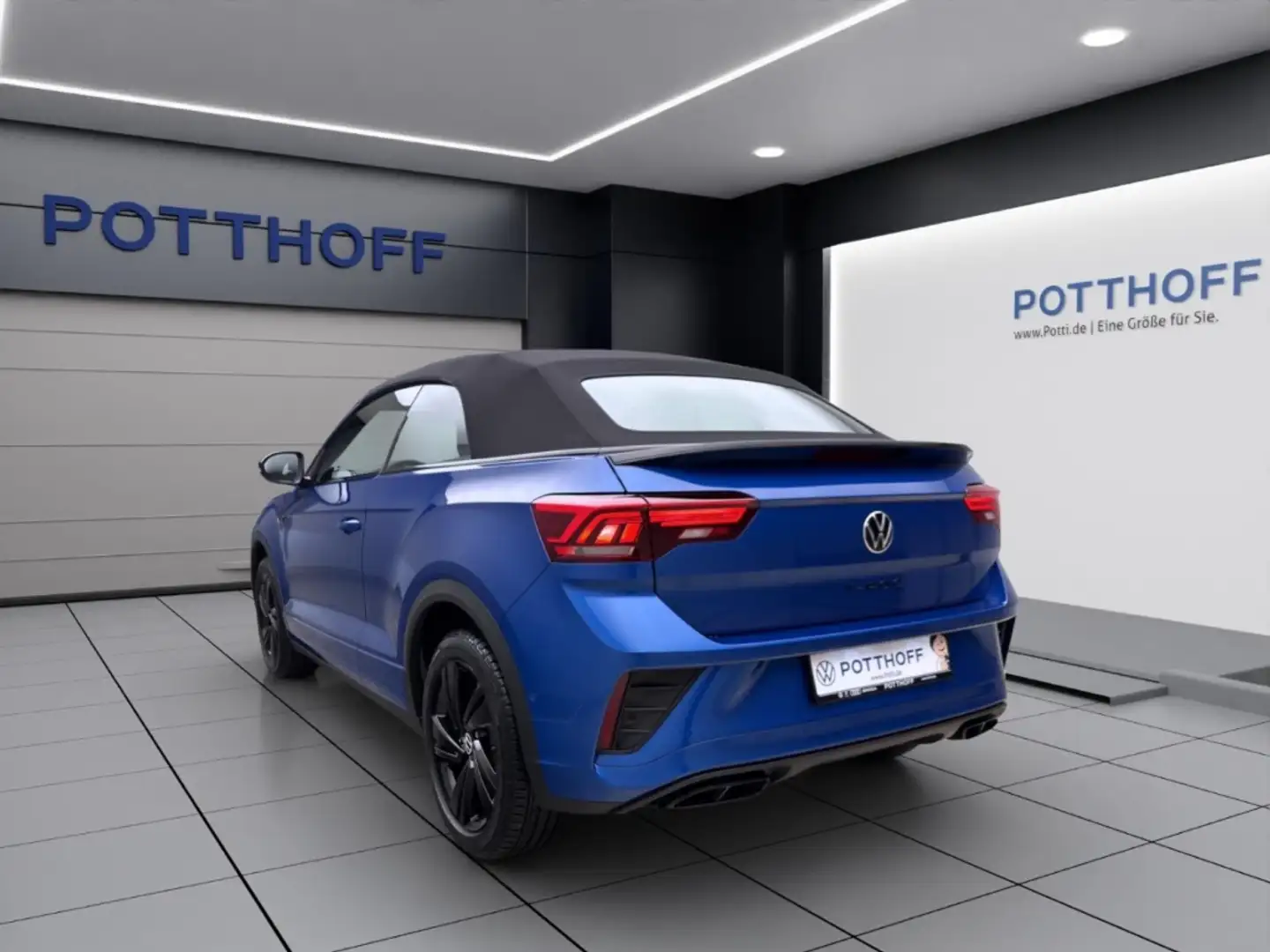 Volkswagen T-Roc Cabriolet R-Line 1.5 TSI DSG Blau - 2
