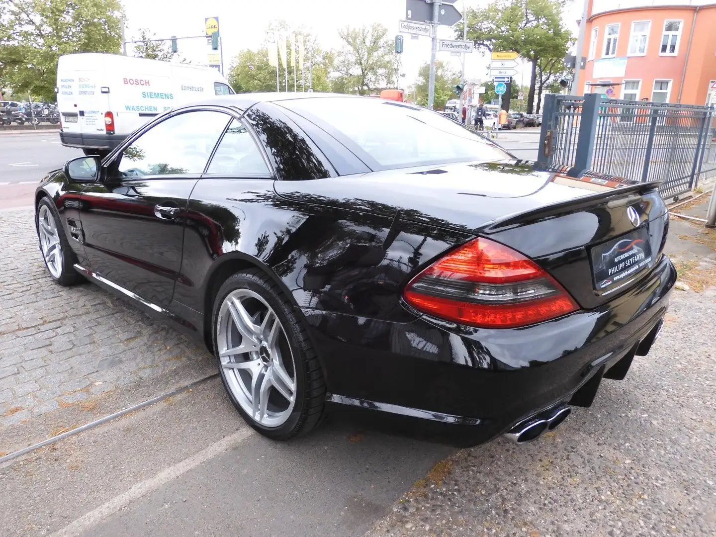 Mercedes-Benz SL 55 AMG *BOSE*MASSAGE*SITZBELÜFT*DEUTSCHES AUTO Nero - 2