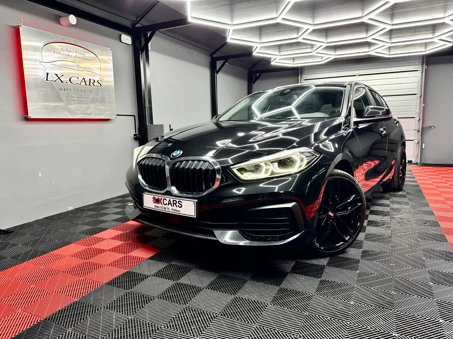 BMW 116 🔺BMW SÉRIE 1 * LOOK M * VIRTUAL * LED 🔺 Zwart - 2