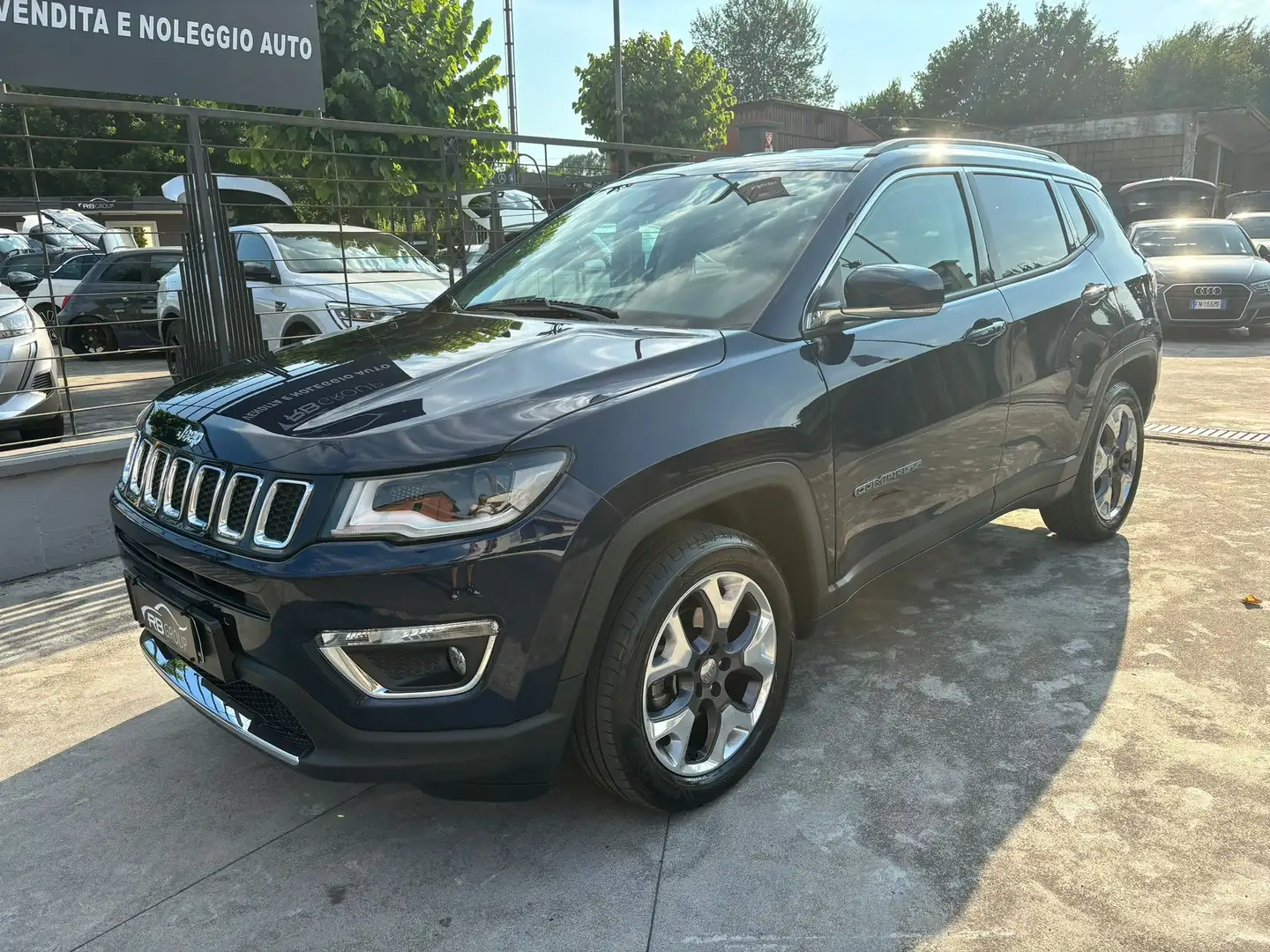 Jeep Compass Compass II 2017 2.0 mjt Limited 4wd 140cv aut my19 Blu/Azzurro - 1