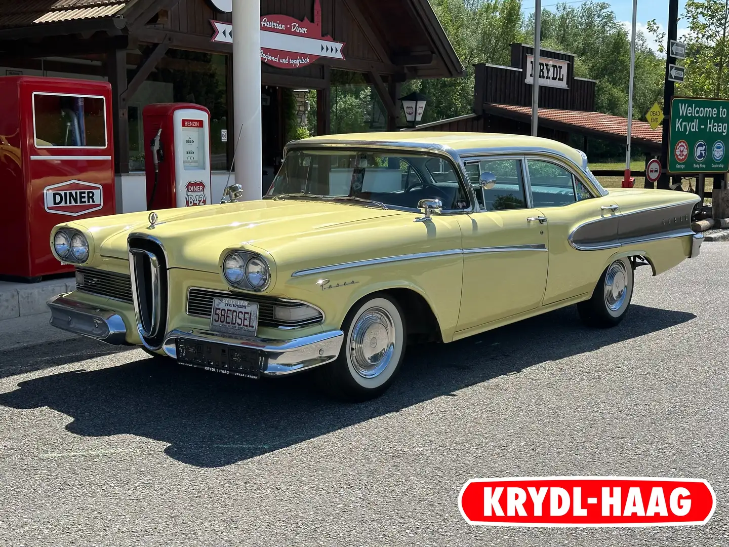 Ford Sonstige Edsel Pacer Fourdor Sedan V8 Aut. Gelb - 1