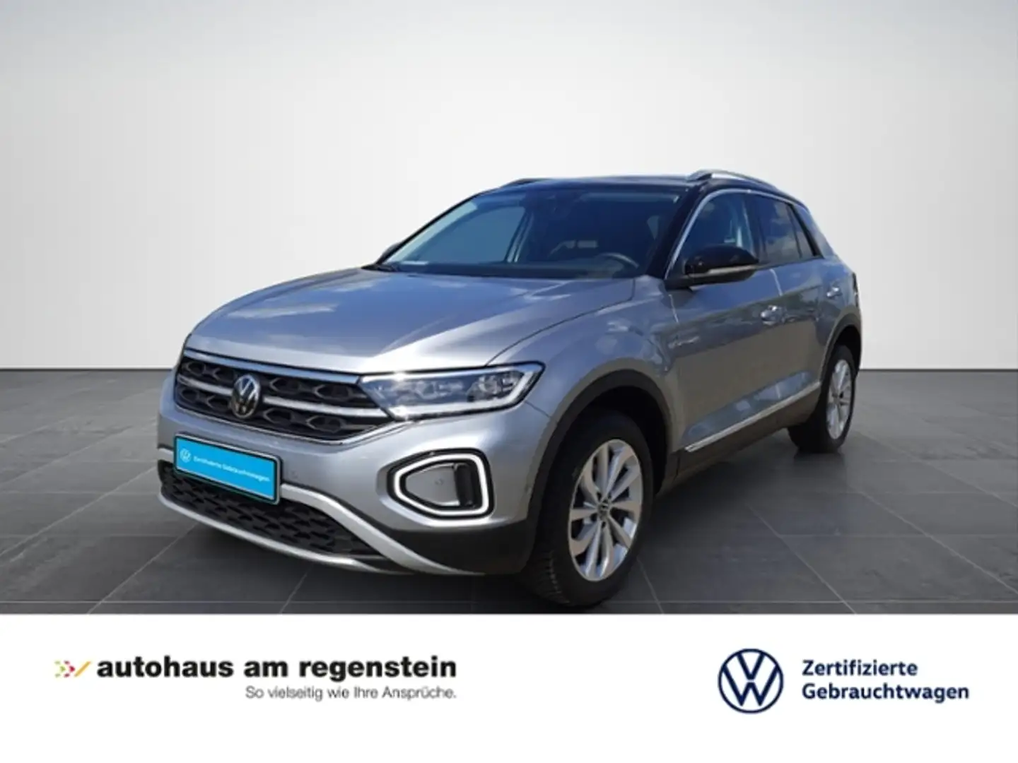 Volkswagen T-Roc 1.5TSI DSG LED+/AHK/Navi/ACC Silber - 1