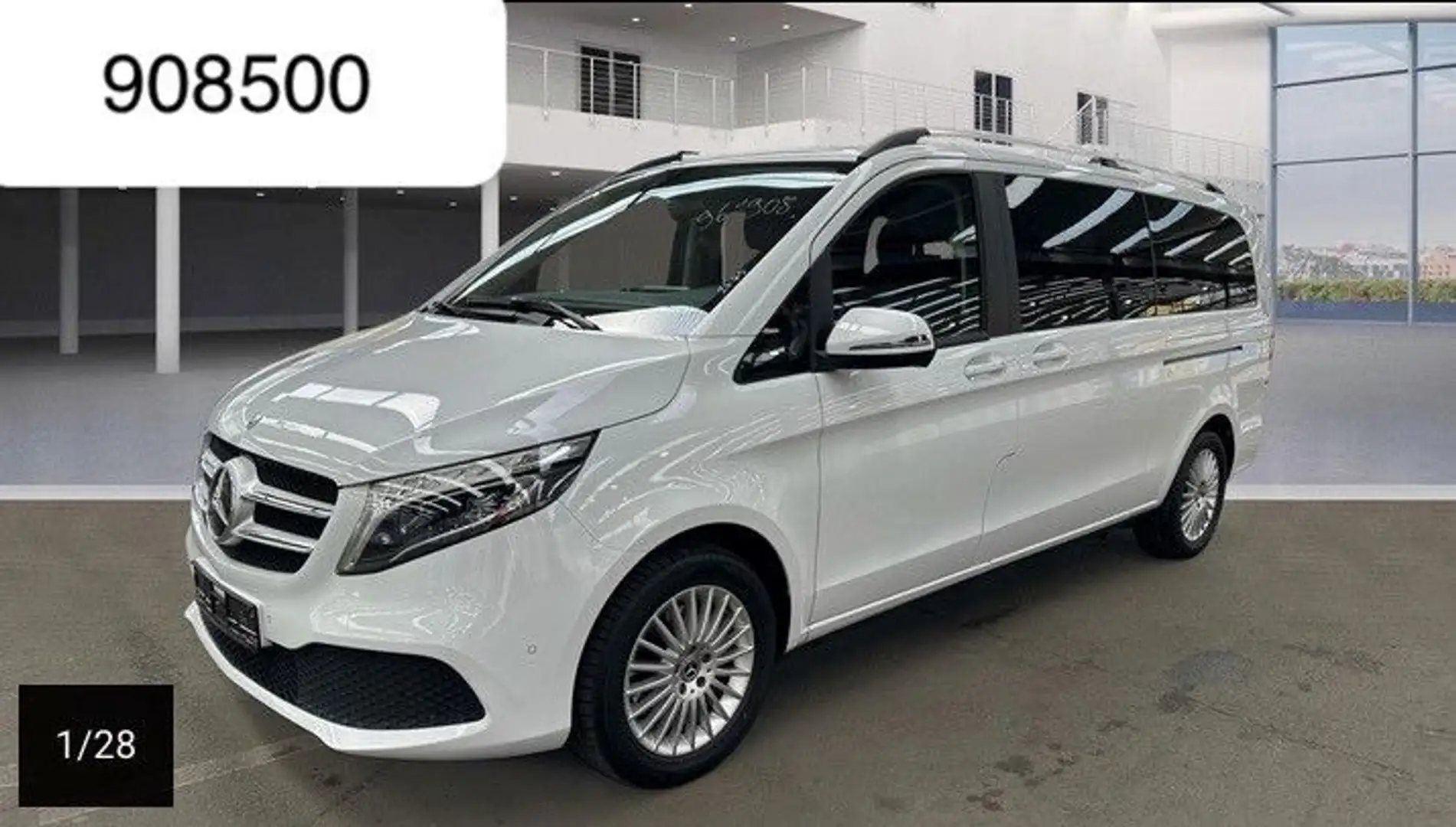 Mercedes-Benz V 220 V220 EDITION Extralang ILS 17" Nav VLeder KamDAB Weiß - 1