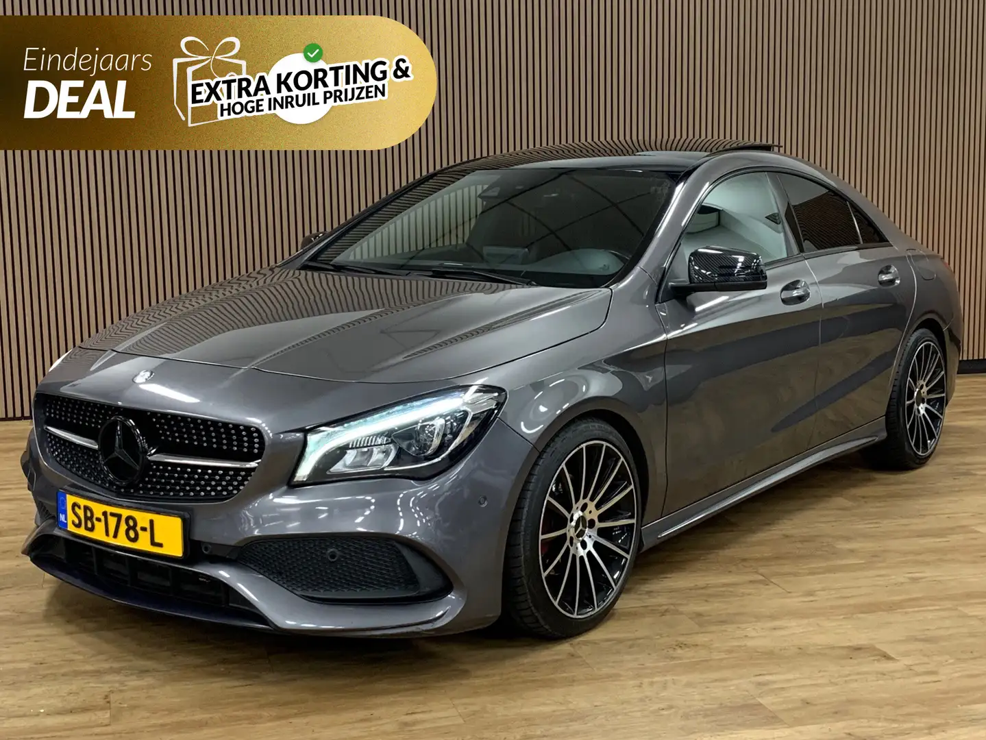 Mercedes-Benz CLA 200 Prestige AMG|Automaat|Opendak|Camera|Navigatie| Gri - 1