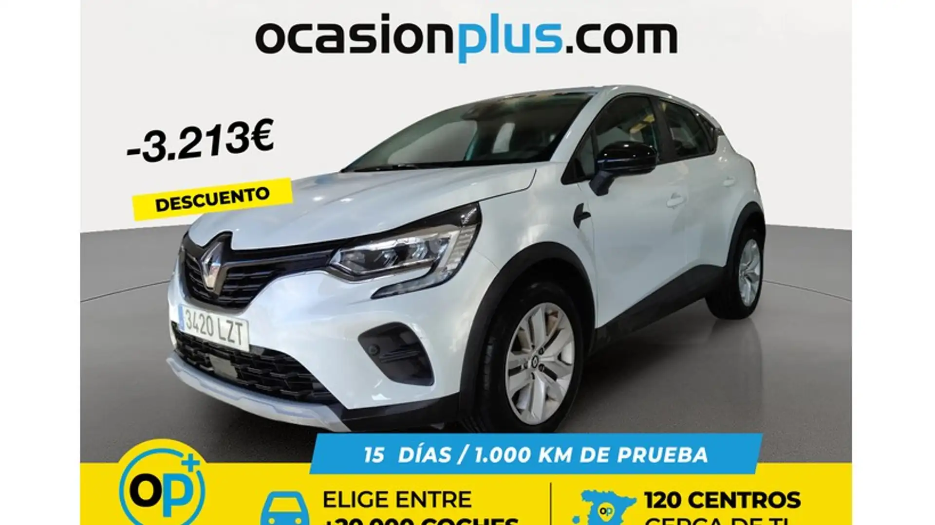 Renault Captur TCe Intens 74kW GLP Blanco - 1