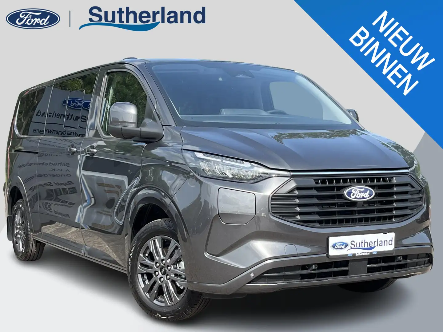 Ford Transit Custom 340 2.5 PHEV L2H1 Limited | SCI | Voorraad | Kombi Grijs - 1
