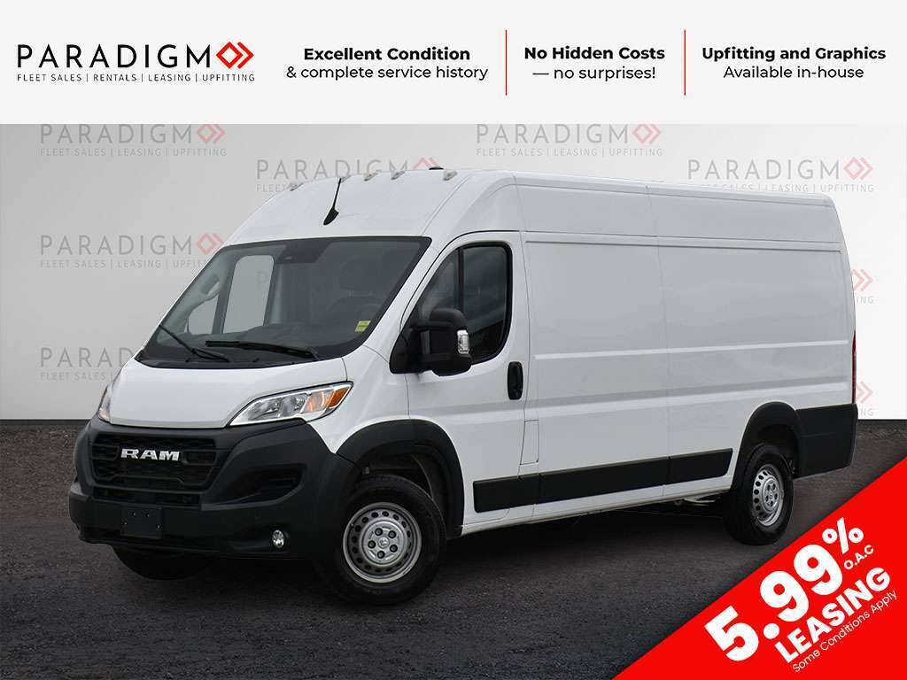 White 2025 RAM ProMaster Van 9-Speed Automatic