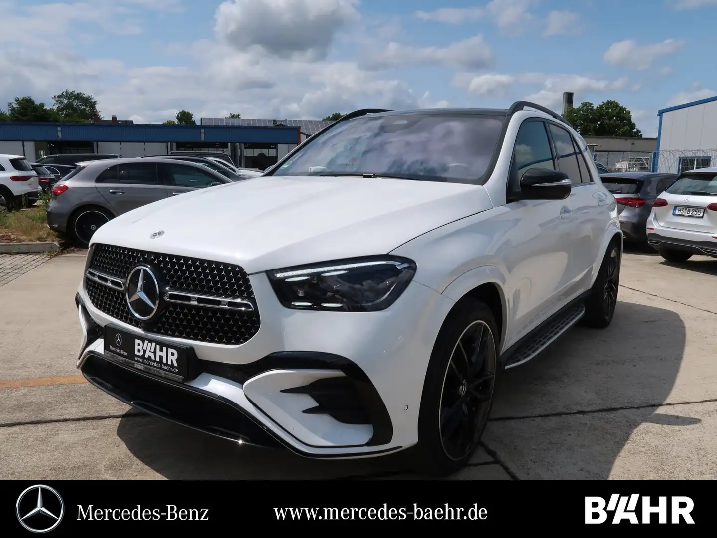 Mercedes-Benz GLE 450 GLE 450 d 4M AMG/Verkauf nur an Gewerbe!/Pano Bílá - 1