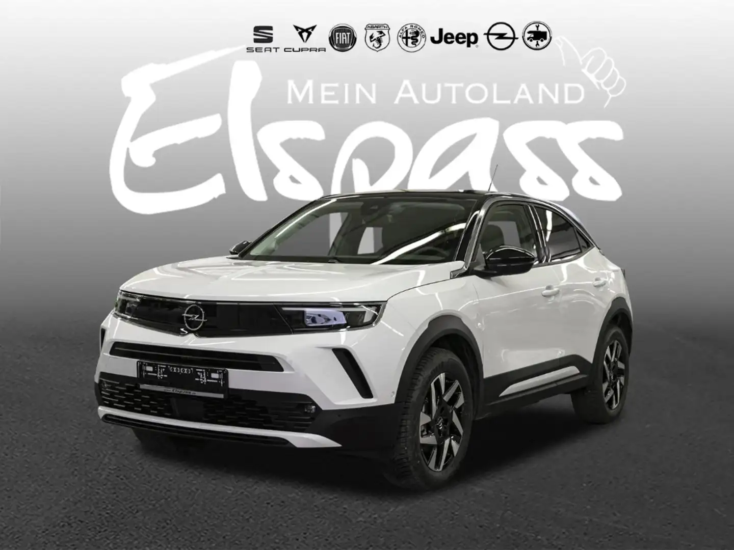 Opel Mokka-E Elegance Elektro NAV ACC APPLE/ANDROID KLIMAAUT Weiß - 1