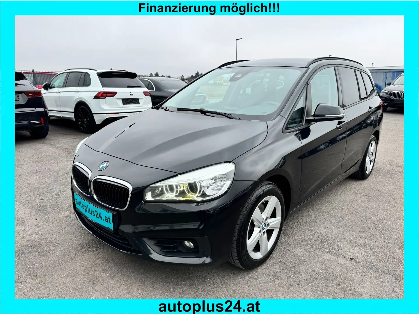 BMW 218 d Advantage Aut. Schwarz - 1