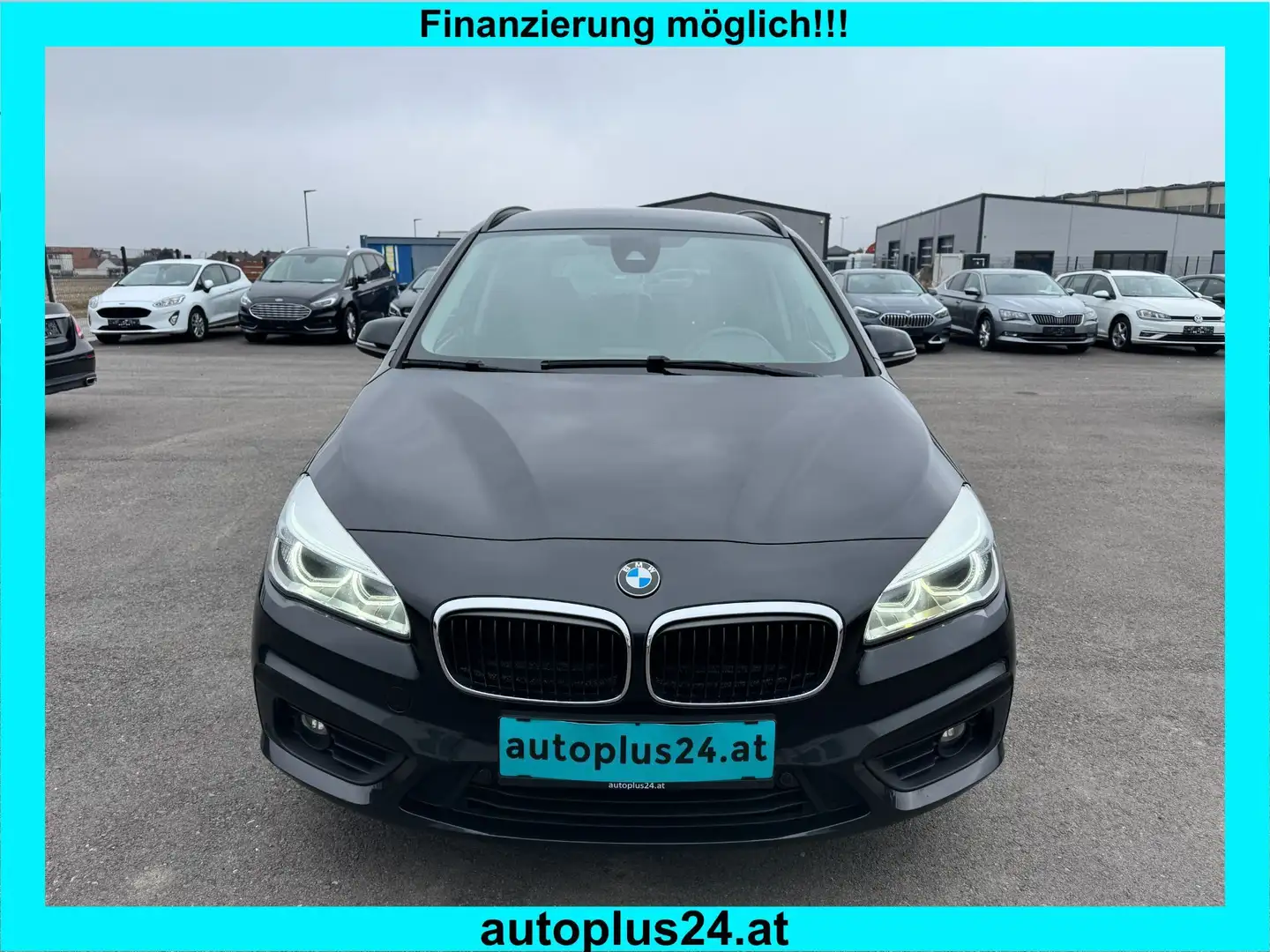 BMW 218 d Advantage Aut. Schwarz - 2
