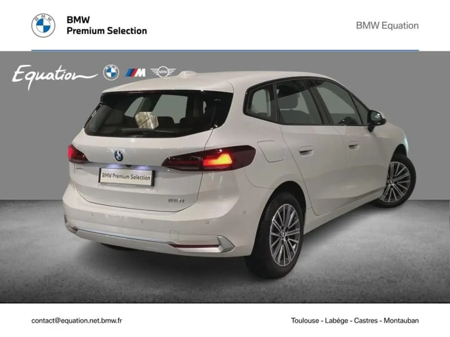 BMW 218 218i 136ch Business Design DKG7 Blanc - 2