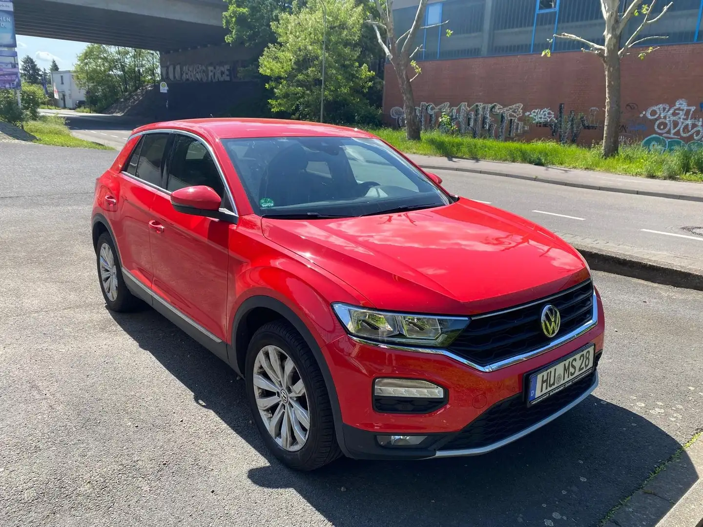 Volkswagen T-Roc T-Roc 1.5 TSI ACT OPF Sport neue TÜV ,Service Rot - 1
