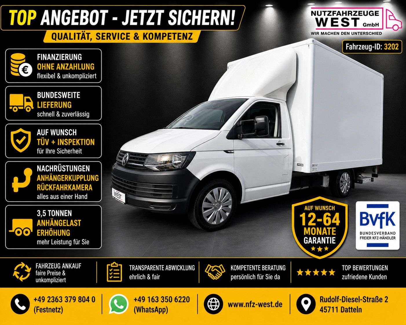 Second hand Volkswagen Transporter T6