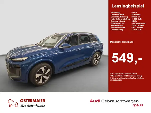 Audi Q6 e-tron e tron S LINE 55 QUATTRO WÄRMEPUMPE.ACC.LM20.MATRI