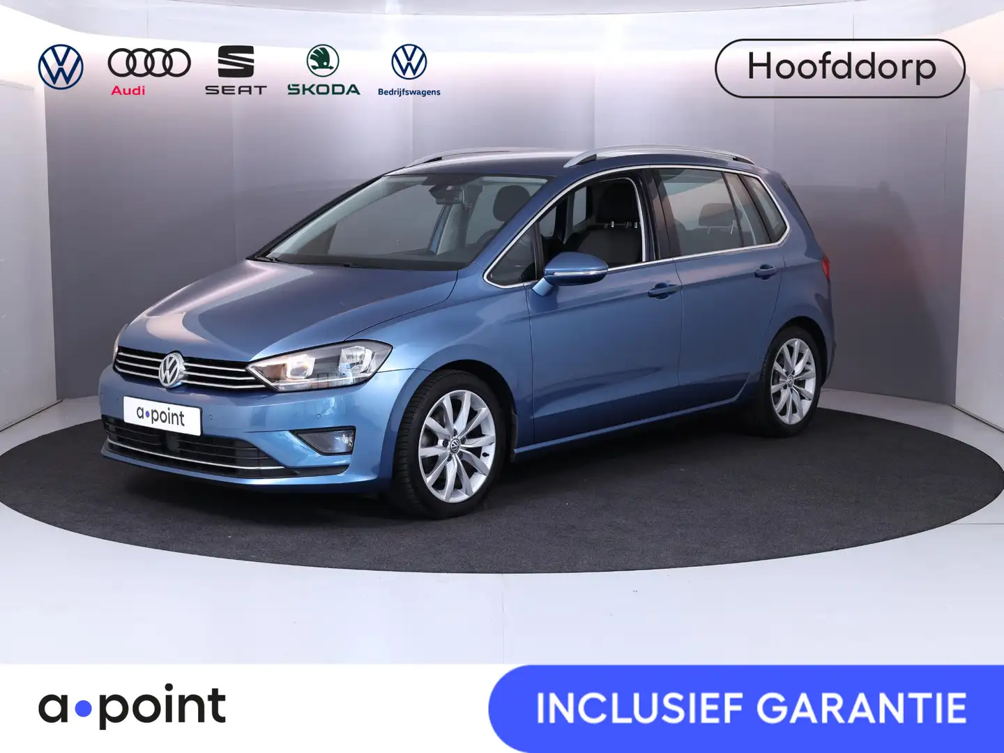 Volkswagen Golf Sportsvan 1.4 TSI Highline 150pk 6bak| Camera| trekhaak| 17' Bleu - 1