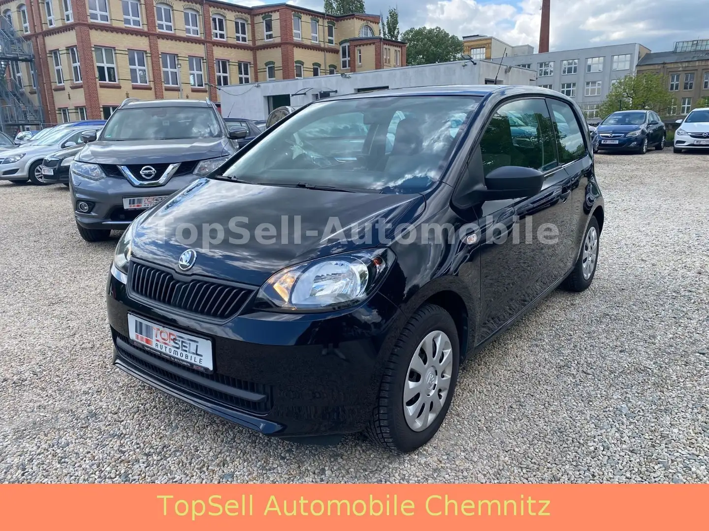 Skoda Citigo 1.0 MPI 55kW Active Klima Navi Schwarz - 1