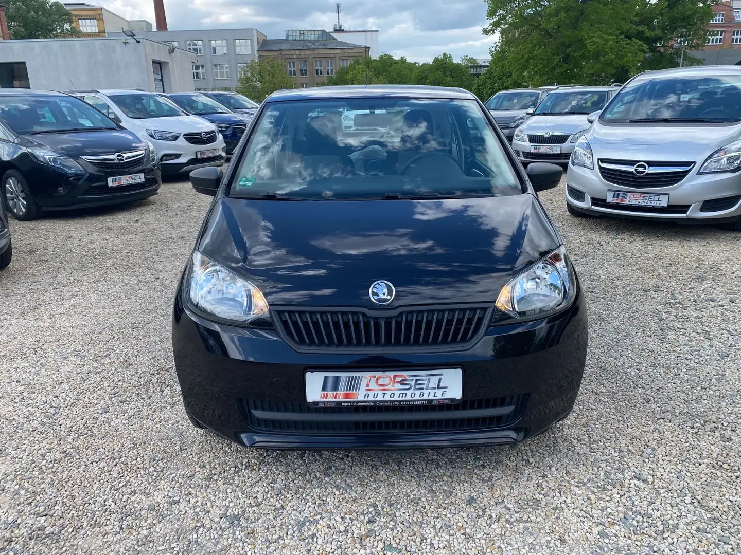 Skoda Citigo 1.0 MPI 55kW Active Klima Navi Schwarz - 2