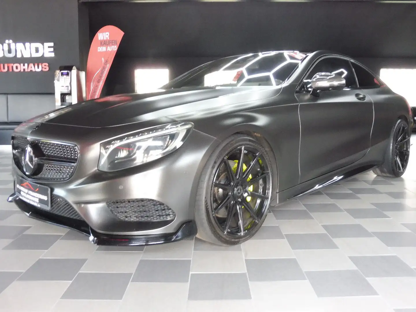 Mercedes-Benz S 500 S500 Coupe 4Matic AMG/Keyless/Pano/Burmester Schwarz - 2