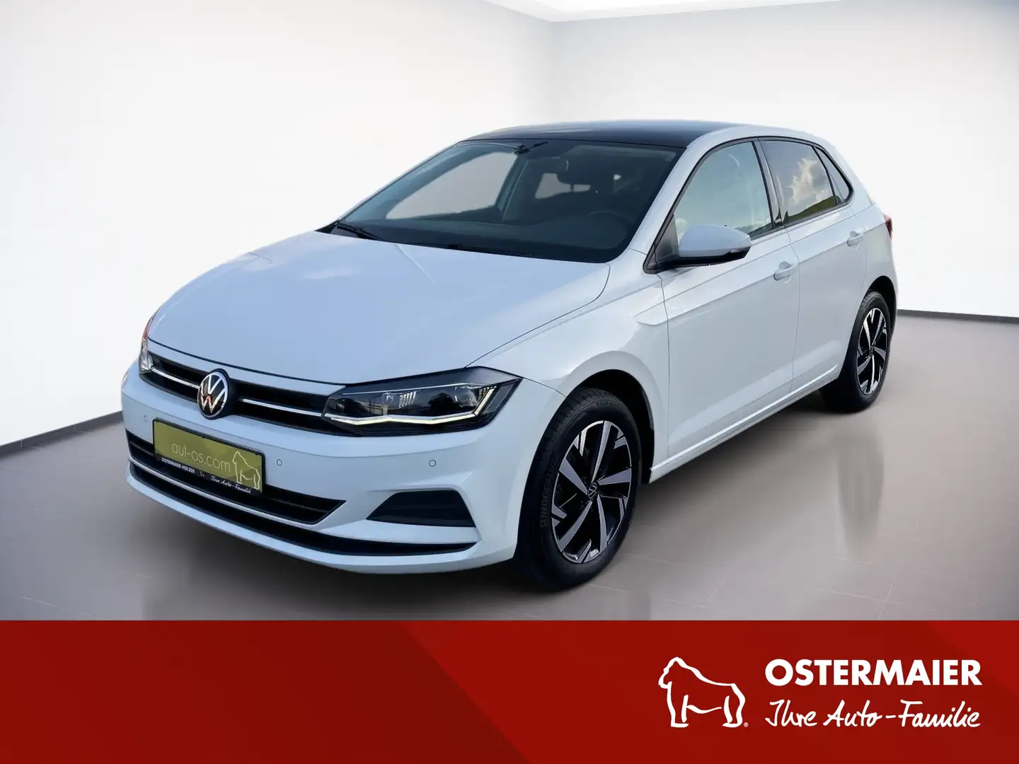 Volkswagen Polo VI United 1.0TSI 95PS ACC.LED.2xPDC.SHZG Blanc - 1