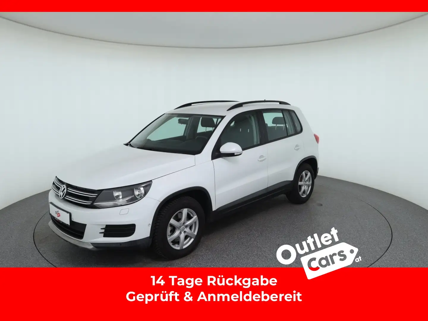 Volkswagen Tiguan 1.4 TSI BlueMotion PDC+ParkAss+2xKlima Weiß - 1