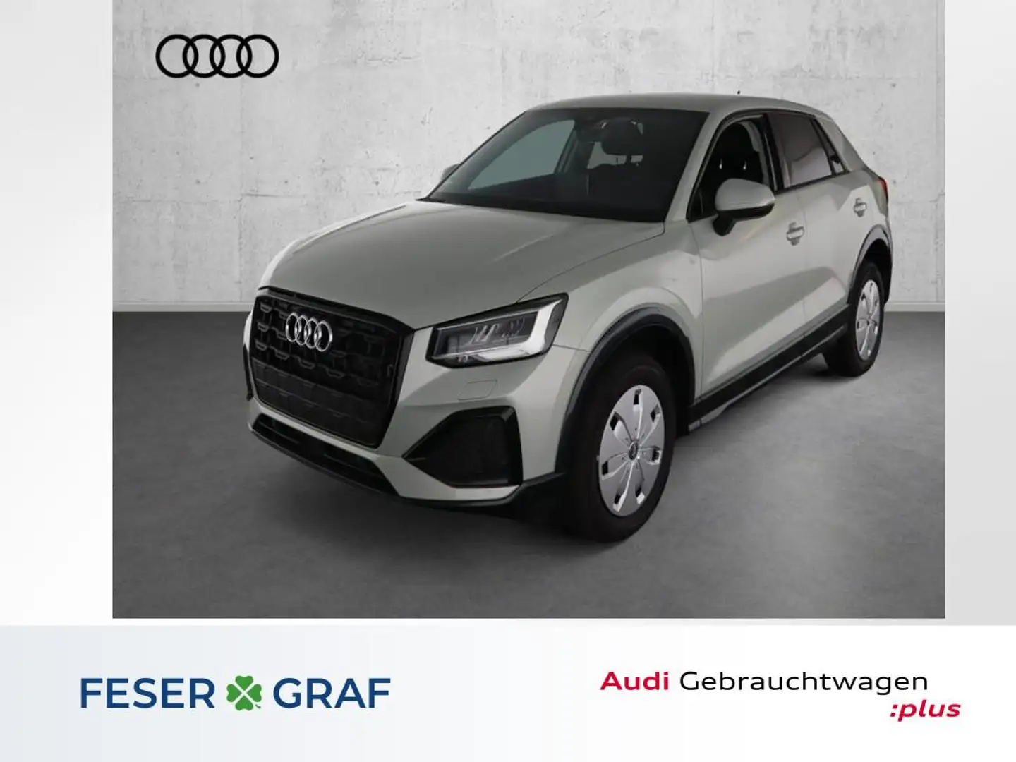 Audi Q2 adv 35 TFSI Str.+LED+ACC+AHK+NAVI Silber - 1