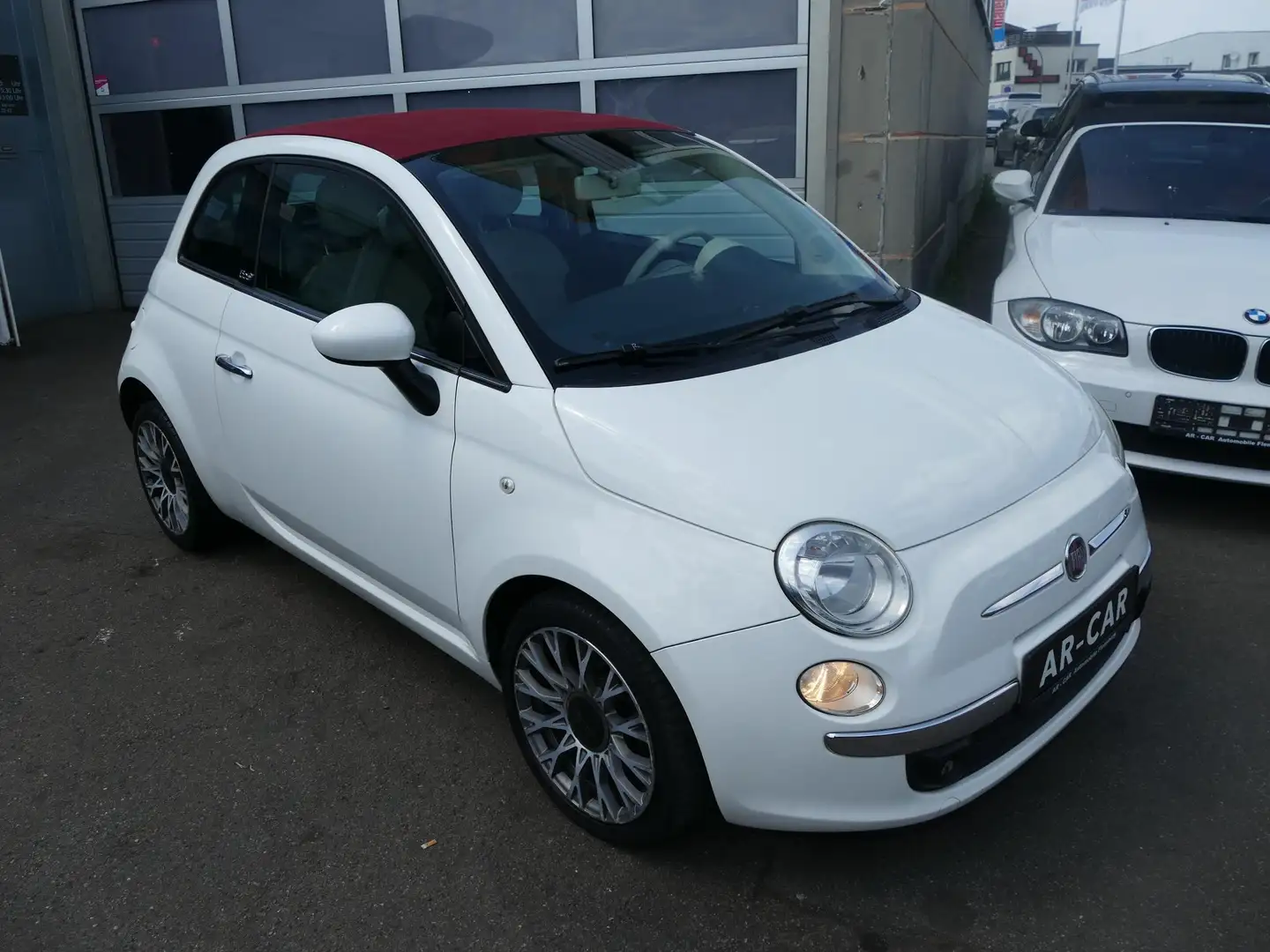 Fiat 500C 500 C Cabrio 1.2 Lounge Klima Teilleder HU/AU NEU Weiß - 2