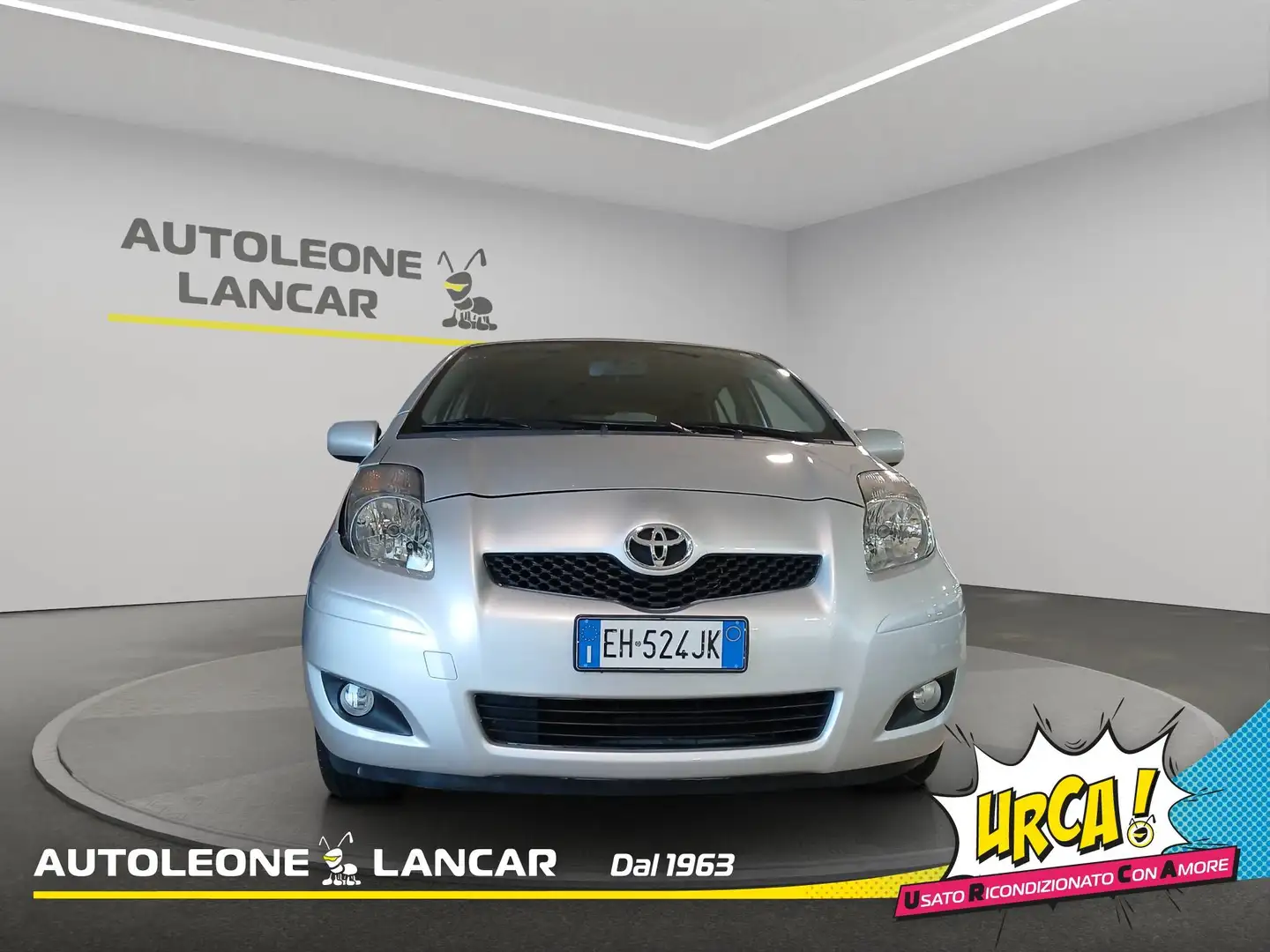 Toyota Yaris 5p 1.0 Sol 70cv OK NEOPATENTATI Gris - 2
