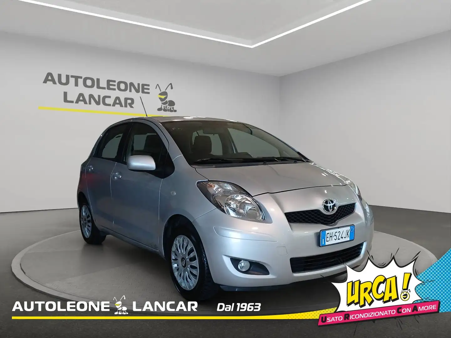 Toyota Yaris 5p 1.0 Sol 70cv OK NEOPATENTATI Gris - 1