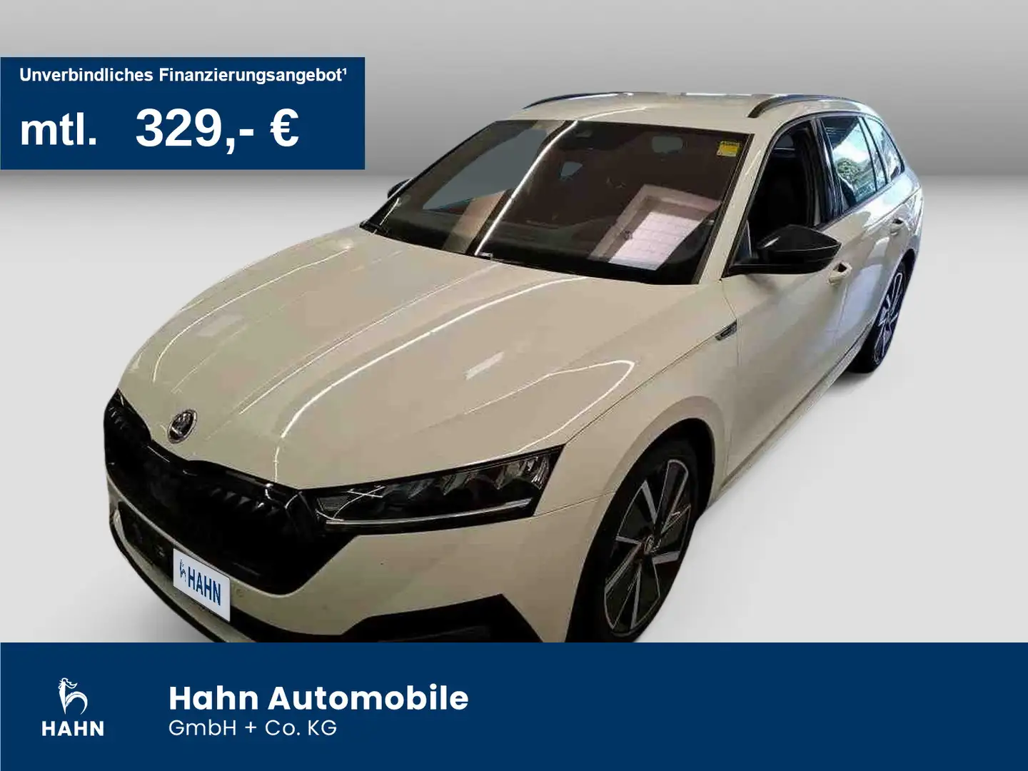 Skoda Octavia Combi 2.0TDI DSG Sportline HuD LED Navi Weiß - 1
