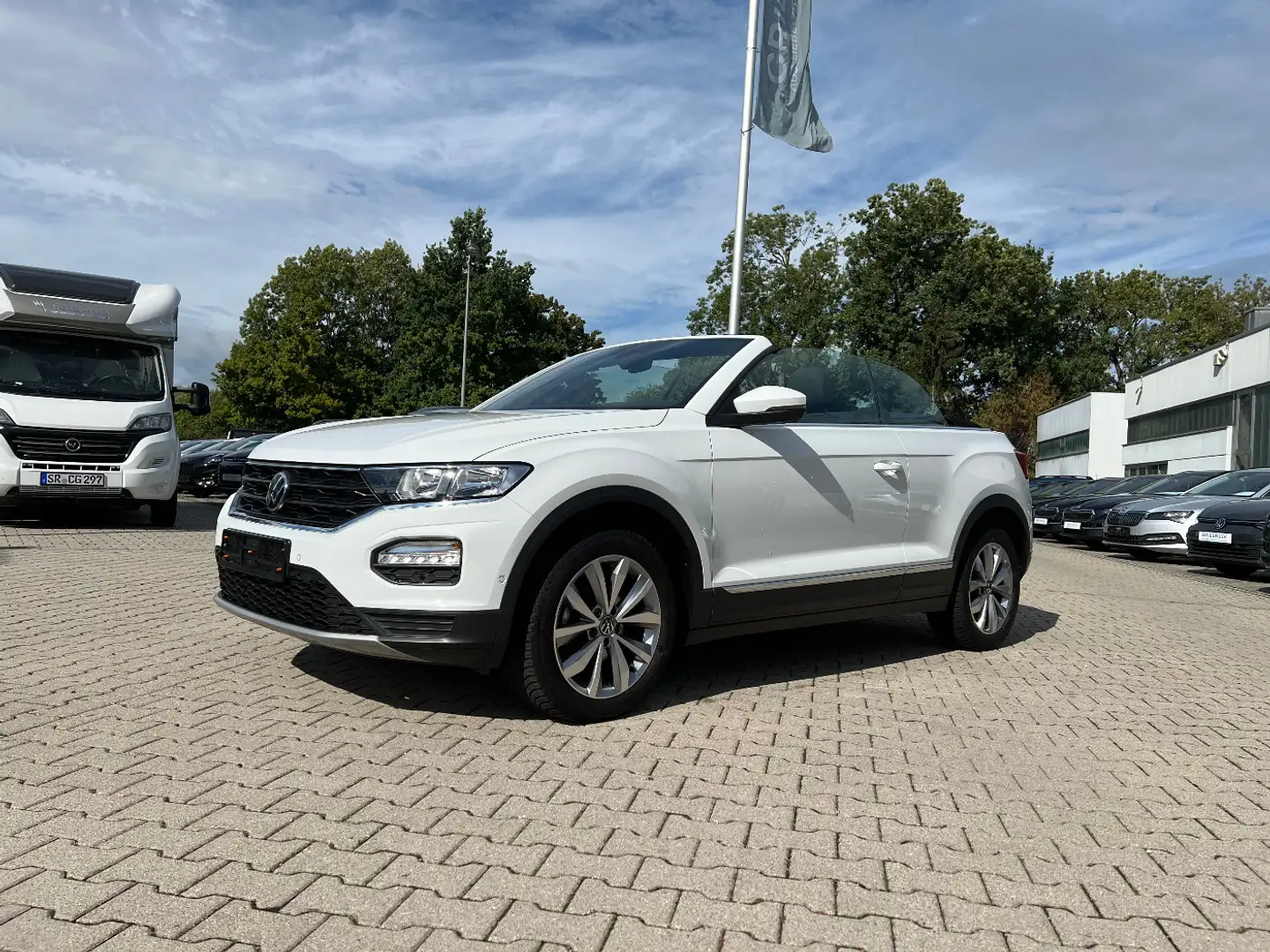 Volkswagen T-Roc Cabriolet 1.0 TSI Style *Navi Sitzh. DAB+* Weiß - 1